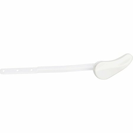 HAUSEN Universal Replacement Economy Left-Front Side Mounted White Toilet Lever HA-T118